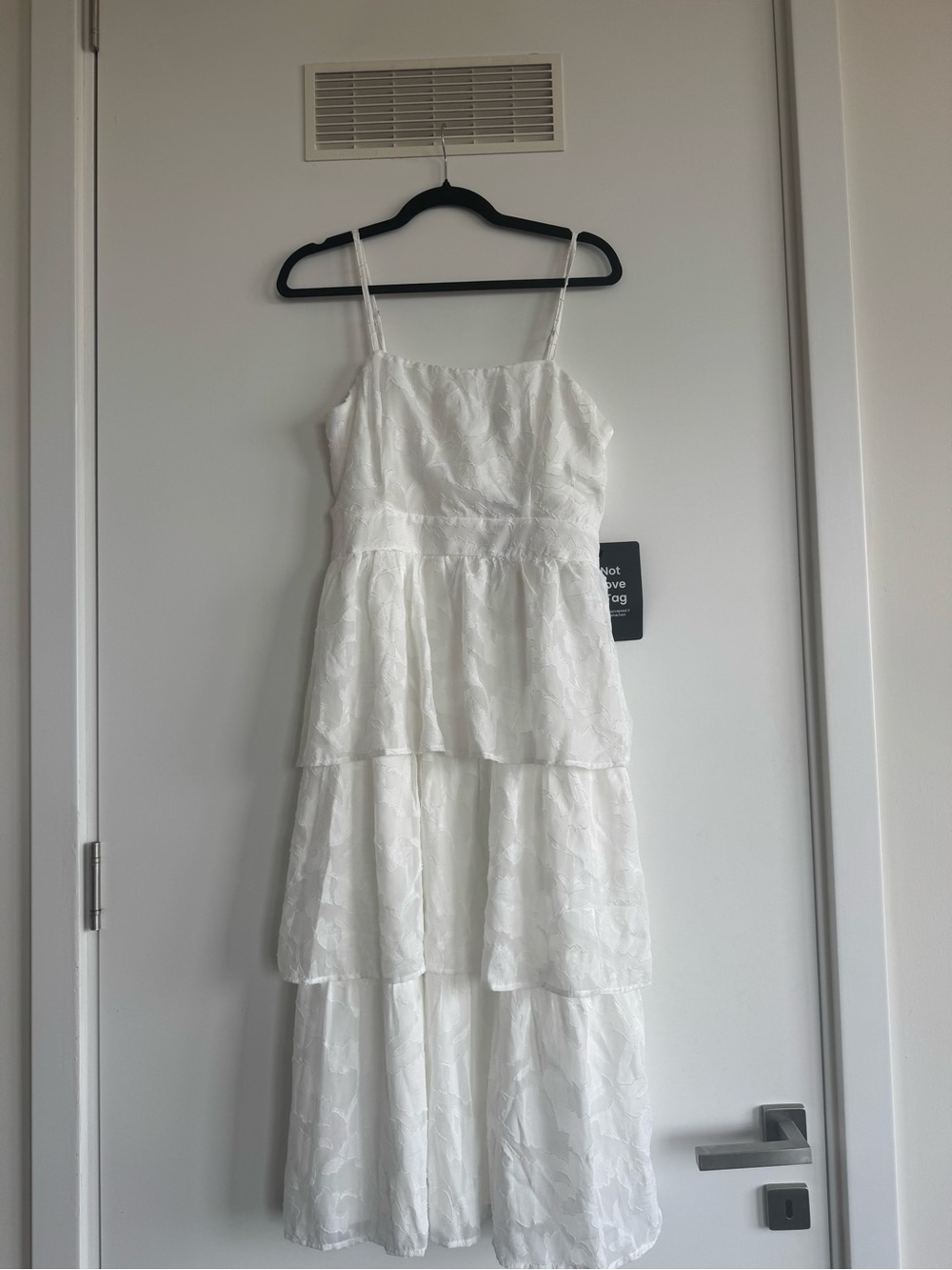 Lulus White Tiered Floral Print Dress